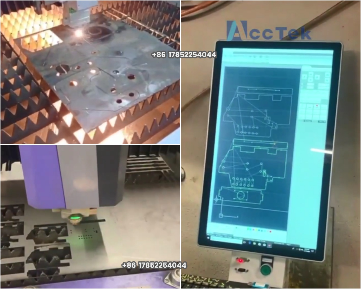 Industrial Laser Machine Price - AKJ1530F 2040 2060 2560 1000W 2000W