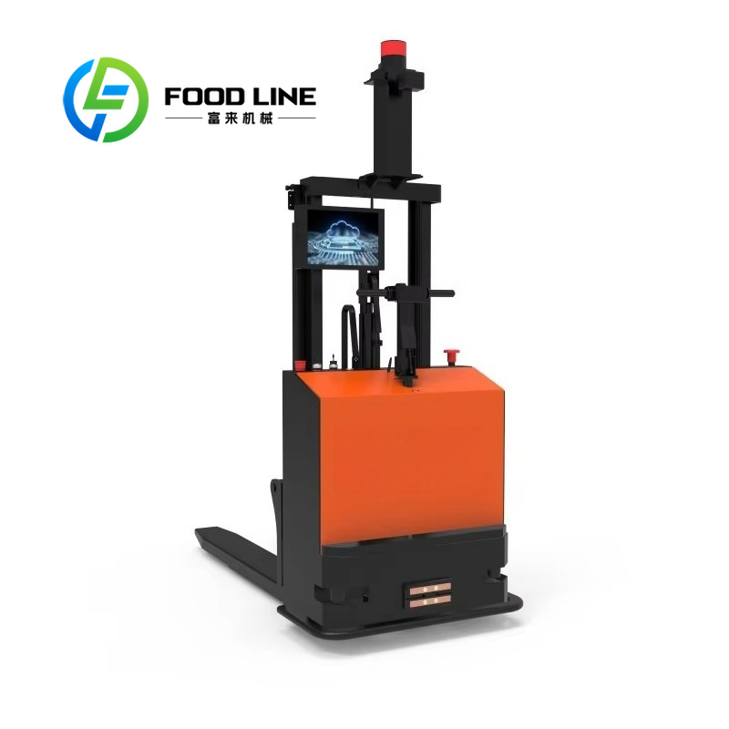 Industrial Laser Guide - Robot Forklift, Penentuan Lokasi Berpemandu Laser