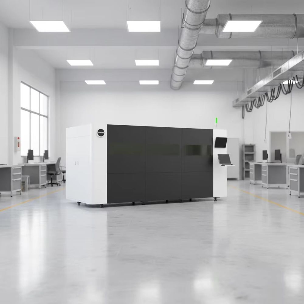 Industrial Laser Metal Cutting Machine - Mesin Pemotong Laser Fiber CNC 3000W