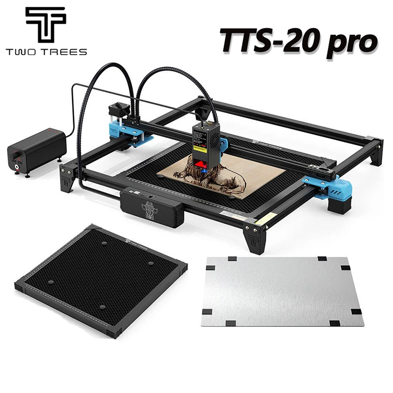 Industrial Grade Laser Engraver - Twotrees TTS-20 Pro 20W Mesin Pengukir