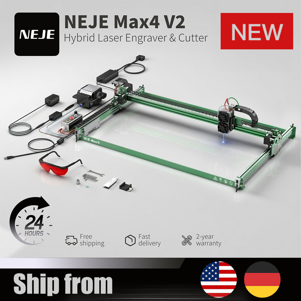 NEJE Max4 V2 E80 80W Mesin Pem - Industrial Grade Laser Engraver ulasan dan harga