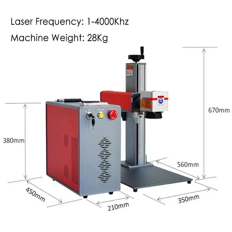 Mesin Penanda Laser Serat Port - Industrial Grade Laser Engraver ulasan dan harga