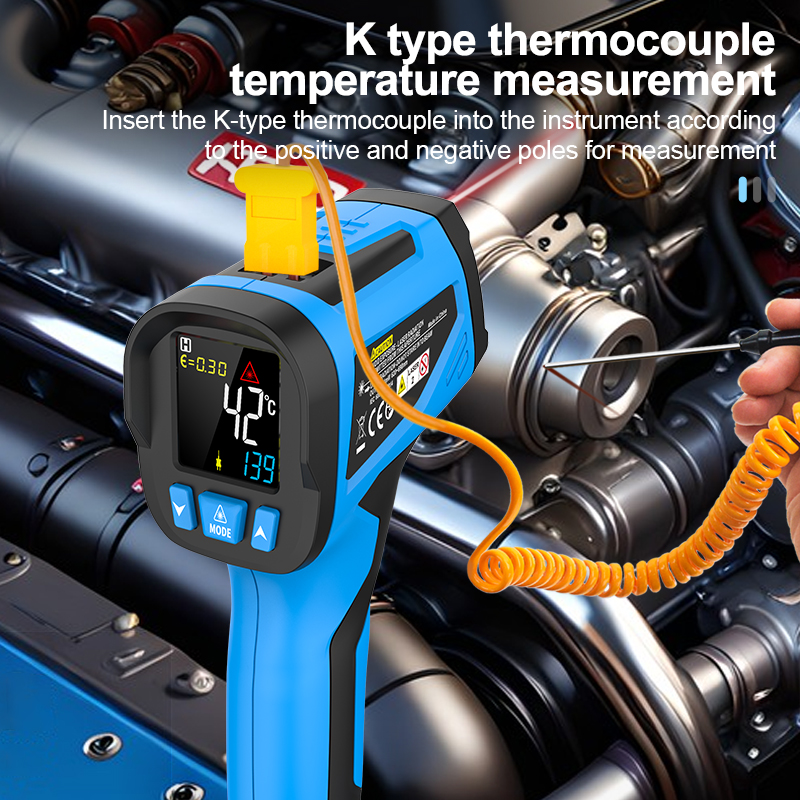 -40~800 ° Termometer Inframera - Industrial Laser Types ulasan dan harga