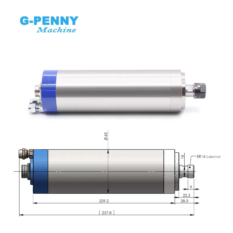 Kustomisasi G-PENNY 110v/220v  - Cnc Spindle Motor ulasan dan harga