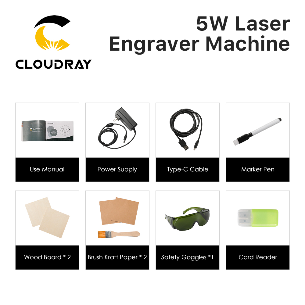 Mesin Pengukir Laser Cloudray  - Industrial Laser Machines ulasan dan harga