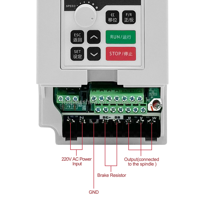 Inverter 1.5kw 110v/220v/380va - Cnc Spindle Motor ulasan dan harga